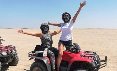 Quad Tour durch die Wüste ab Hurghada – ATV Safari mit Beduinendorf & Transfers